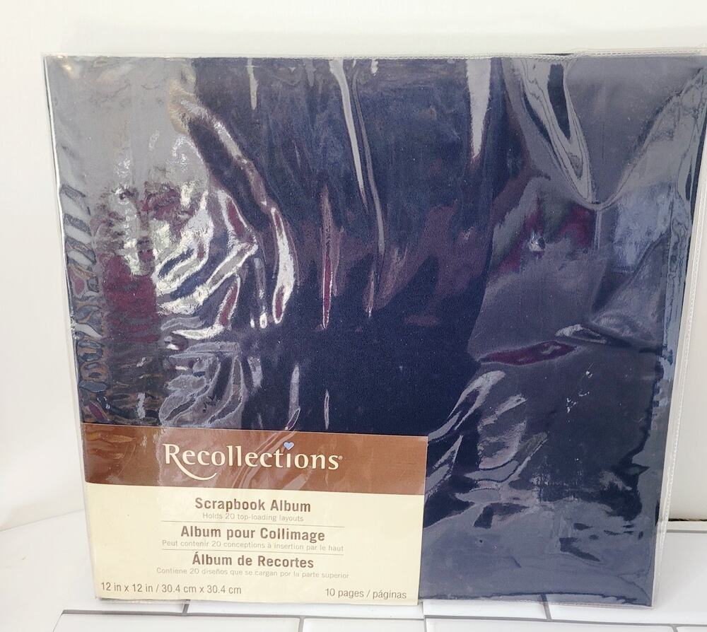 Recollections Navy Blue 12x12 Scrapbook Album